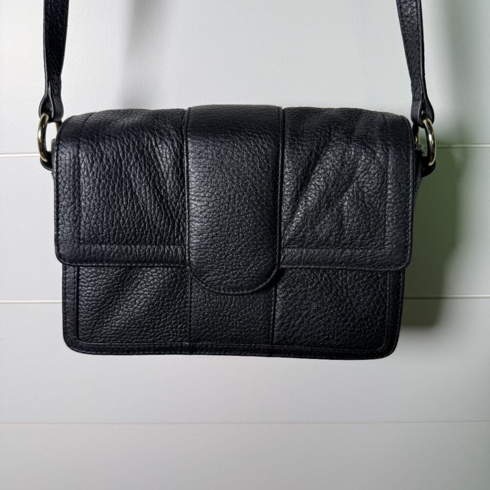 CORDER LONDON Emmeline Shoulder Bag Leather, Black